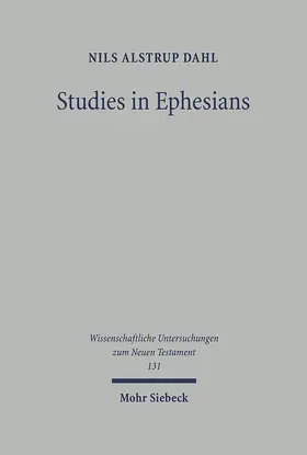 Dahl / Blomkvist / Fornberg |  Studies in Ephesians | Buch |  Sack Fachmedien