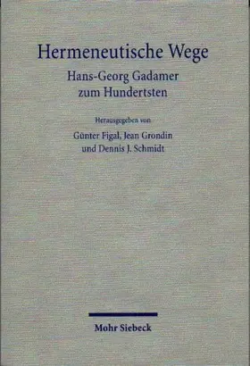 Figal / Grondin / Schmidt |  Hermeneutische Wege | Buch |  Sack Fachmedien