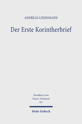 Lindemann |  Der Erste Korintherbrief | Buch |  Sack Fachmedien