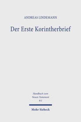 Lindemann |  Handbuch zum neuen Testament 9/1. Der Erste Korintherbrief | Buch |  Sack Fachmedien