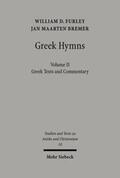 Furley / Bremer |  Greek Hymns | Buch |  Sack Fachmedien