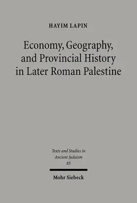 Lapin |  Economy, Geography, and Provincial History in Later Roman Palestine | Buch |  Sack Fachmedien
