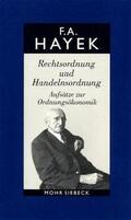 Hayek / Streit / Bosch |  Rechtsordnung und Handelsordnung | Buch |  Sack Fachmedien