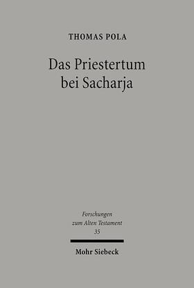 Pola |  Das Priestertum bei Sacharja | Buch |  Sack Fachmedien