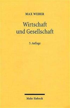 Weber / Winckelmann |  Wirtschaft und Gesellschaft | Buch |  Sack Fachmedien
