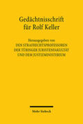 Günther |  Gedächtnisschrift für Rolf Keller | Buch |  Sack Fachmedien