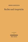 Grzeszick / Grzeszich |  Rechte und Ansprüche | Buch |  Sack Fachmedien