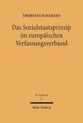 Kingreen |  Das Sozialstaatsprinzip im europäischen Verfassungsverbund | Buch |  Sack Fachmedien