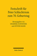 Schwenzer / Hager |  Festschrift für Peter Schlechtriem zum 70. Geburtstag | Buch |  Sack Fachmedien