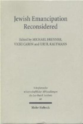Brenner / Caron / Kaufmann | Jewish Emancipation Reconsidered | Buch | 978-3-16-148018-8 | sack.de