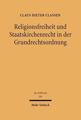 Classen | Classen: Religionsfreiheit | Buch | 978-3-16-148129-1 | sack.de