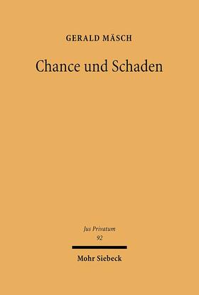 Mäsch | Chance und Schaden | Buch | 978-3-16-148364-6 | sack.de