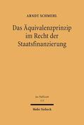 Schmehl |  Schmehl, A: Äquivalenzprinzip/Staatsfinanzierung | Buch |  Sack Fachmedien