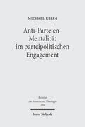 Klein |  Westdeutscher Protestantismus und politische Parteien | Buch |  Sack Fachmedien