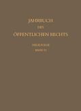 Leibholz / Häberle |  Jahrbuch des öffentlichen Rechts der Gegenwart. Neue Folge / Jahrbuch des öffentlichen Rechts der Gegenwart. Neue Folge | Buch |  Sack Fachmedien