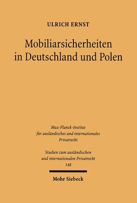 Ernst |  Mobiliarsicherheiten in Deutschland und Polen | Buch |  Sack Fachmedien