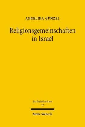 Günzel | Günzel: Religionsgemeinschaften in Israel | Buch | 978-3-16-148707-1 | sack.de
