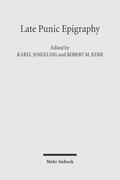 Jongeling / Kerr |  Late Punic Epigraphy | Buch |  Sack Fachmedien