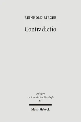 Rieger |  Contradictio | Buch |  Sack Fachmedien