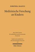 Magnus |  Medizinische Forschung an Kindern | Buch |  Sack Fachmedien