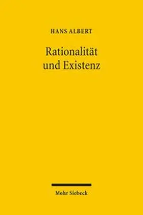 Albert |  Rationalität und Existenz | Buch |  Sack Fachmedien