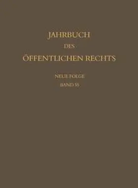 Leibholz / Häberle |  Jahrbuch des öffentlichen Rechts der Gegenwart. Neue Folge / Jahrbuch des öffentlichen Rechts der Gegenwart. Neue Folge | Buch |  Sack Fachmedien