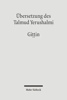  Übersetzung des Talmud Yerushalmi | Buch |  Sack Fachmedien