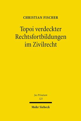 Fischer | Topoi verdeckter Rechtsfortbildungen im Zivilrecht | Buch | sack.de