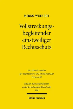 Weinert |  Vollstreckungsbegleitender einstweiliger Rechtsschutz | Buch |  Sack Fachmedien