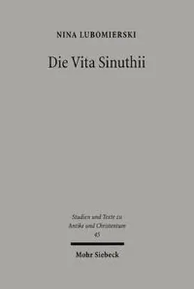 Lubomierski |  Die Vita Sinuthii | Buch |  Sack Fachmedien