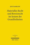 Dammann |  Materielles Recht und Beweisrecht im System der Grundfreiheiten | Buch |  Sack Fachmedien