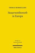 Hemmelgarn |  Steuerwettbewerb in Europa | Buch |  Sack Fachmedien