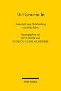 Frank / Langrehr |  Die Gemeinde | Buch |  Sack Fachmedien