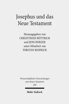Böttrich / Herzer |  Josephus und das Neue Testament | Buch |  Sack Fachmedien