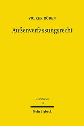 Röben |  Außenverfassungsrecht | Buch |  Sack Fachmedien