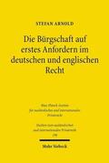 Arnold |  Arnold, S: Bürgschaft auf erstes Anfordern | Buch |  Sack Fachmedien