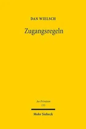 Wielsch |  Wielsch, D: Zugangsregeln | Buch |  Sack Fachmedien