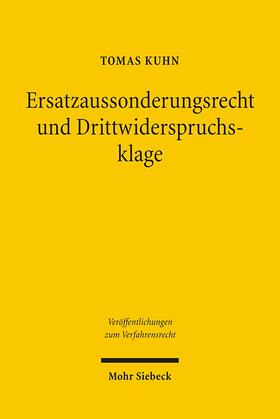 Kuhn | Kuhn, T: Ersatzaussonderungsrecht | Buch | 978-3-16-149618-9 | sack.de