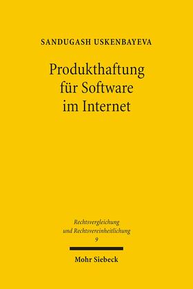 Uskenbayeva | Produkthaftung für Software im Internet | Buch | 978-3-16-149621-9 | sack.de