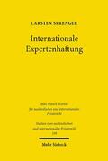 Sprenger |  Internationale Expertenhaftung | Buch |  Sack Fachmedien