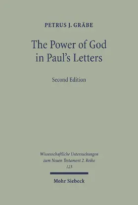 Gräbe | The Power of God in Paul's Letters | Buch | 978-3-16-149719-3 | www.sack.de