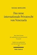 Monleón |  Das neue internationale Privatrecht von Venezuela | Buch |  Sack Fachmedien