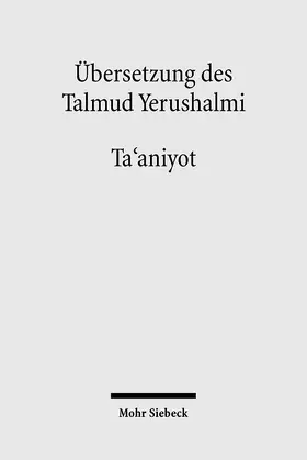 Übersetzung des Talmud Yerushalmi | Buch |  Sack Fachmedien