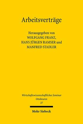 Ramser / Franz / Stadler | Arbeitsverträge | Buch | 978-3-16-149793-3 | sack.de