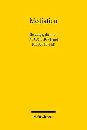 Hopt / Steffek |  Mediation | Buch |  Sack Fachmedien