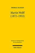 Hansen |  Martin Wolff (1872-1953) | Buch |  Sack Fachmedien