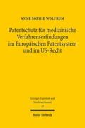 Wolfrum |  Wolfrum, A: Patentschutz medizin. Verfahrenserfindungen | Buch |  Sack Fachmedien