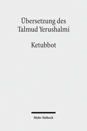 Avemarie / Becker / Hengel |  Übersetzung des Talmud Yerushalmi | Buch |  Sack Fachmedien