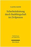 Mayer |  Mayer, C: Sicherheitsleistung durch Bankbürgschaft | Buch |  Sack Fachmedien