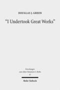 Green |  "I Undertook Great Works" | Buch |  Sack Fachmedien